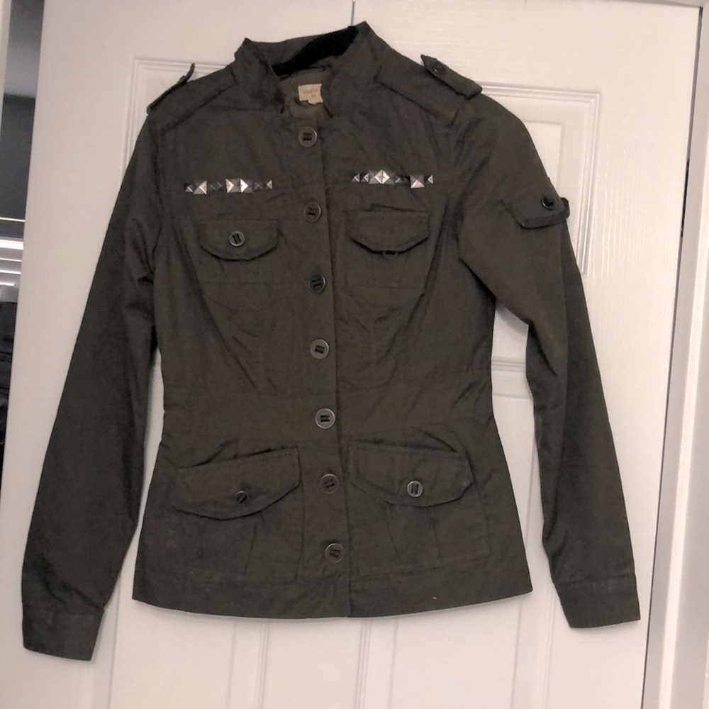 Paris Blues Military Green Jacket Size Small